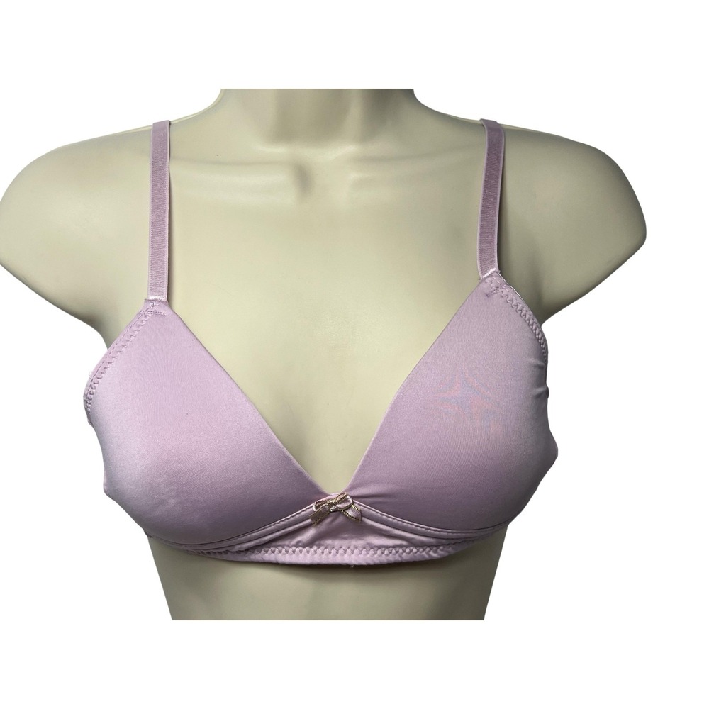Nicole Miller Bra Womens 34A Pink Lightly Lined T Shirt Padded Adjustable Straps